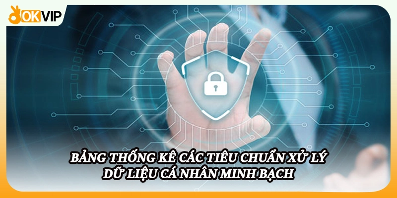 Bảng thống kê các tiêu chuẩn xử lý dữ liệu cá nhân minh bạch
