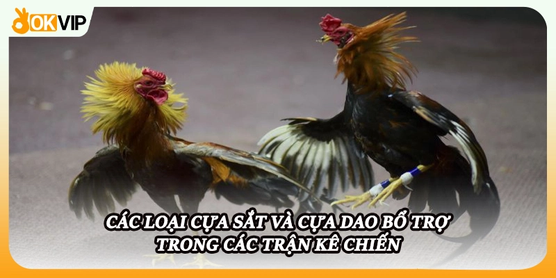 Các loại cựa sắt và cựa dao bổ trợ trong các trận kê chiến