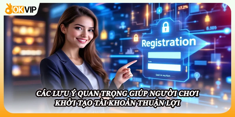 Các lưu ý quan trọng giúp người chơi khởi tạo tài khoản thuận lợi