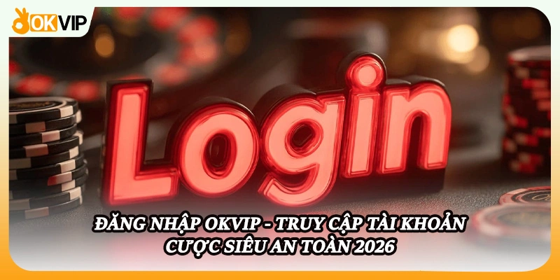 Đăng Nhập OKVIP - Truy Cập Tài Khoản Cược Siêu An Toàn 2026