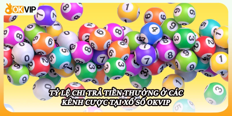 Tỷ lệ chi trả tiền thưởng ở các kênh cược tại xổ số OKVIP